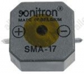 SMA-17LT-S, пьезоизлучатель с генератором.17мм SMD