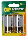 GP 13A-BC2 ULTRA  ALKALINE ( LR20D373 ), батарейка GP 13A,Ultra, alkaline, ( LR20,D,373 ), 1 шт. 1.5