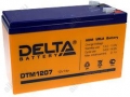DTM 1207, аккумулятор 12В  7Ач  151х65х94