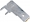 63951-1, FASTON клемма ножевая вилка 6.35мм на плату угловая