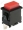 LC-8302BROT-G, кнопка без фиксации красная 250В 10A (аналог EP-11)