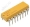 4116R-1-103LF, 8x10 кОм резисторная сборка изол. DIP-16